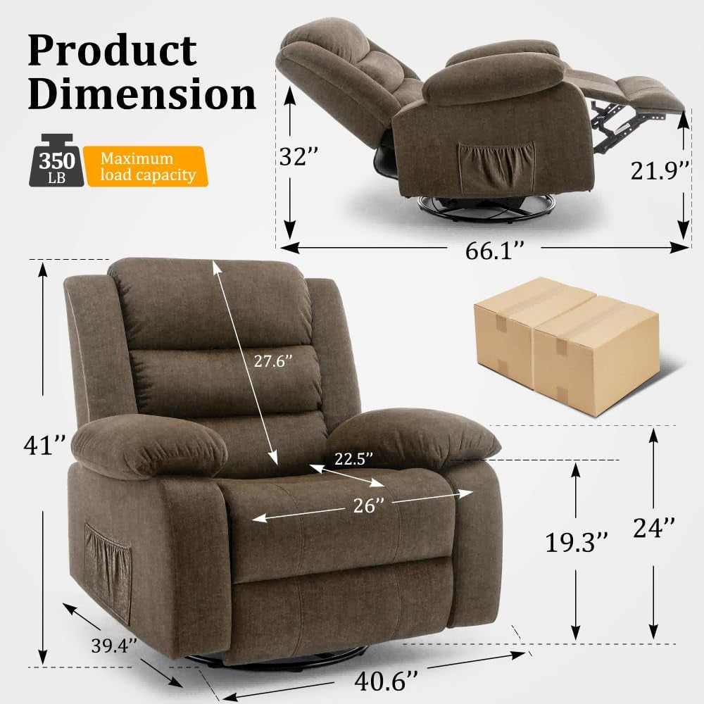 Rocking Chair with Massage and Heat