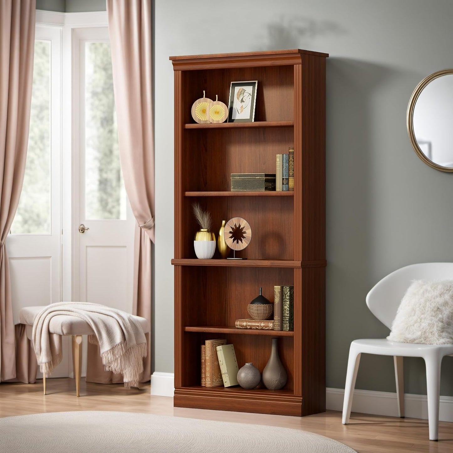 5-Shelf 72" Bookshelf