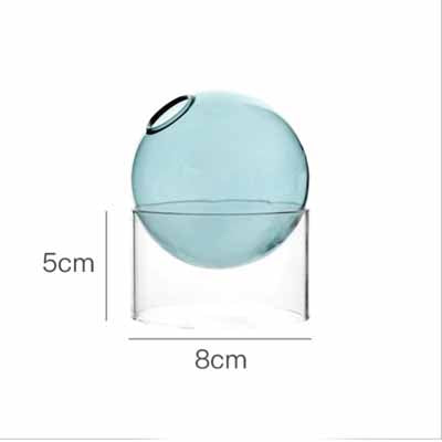 Nordic Colored Bubble Glass Vase