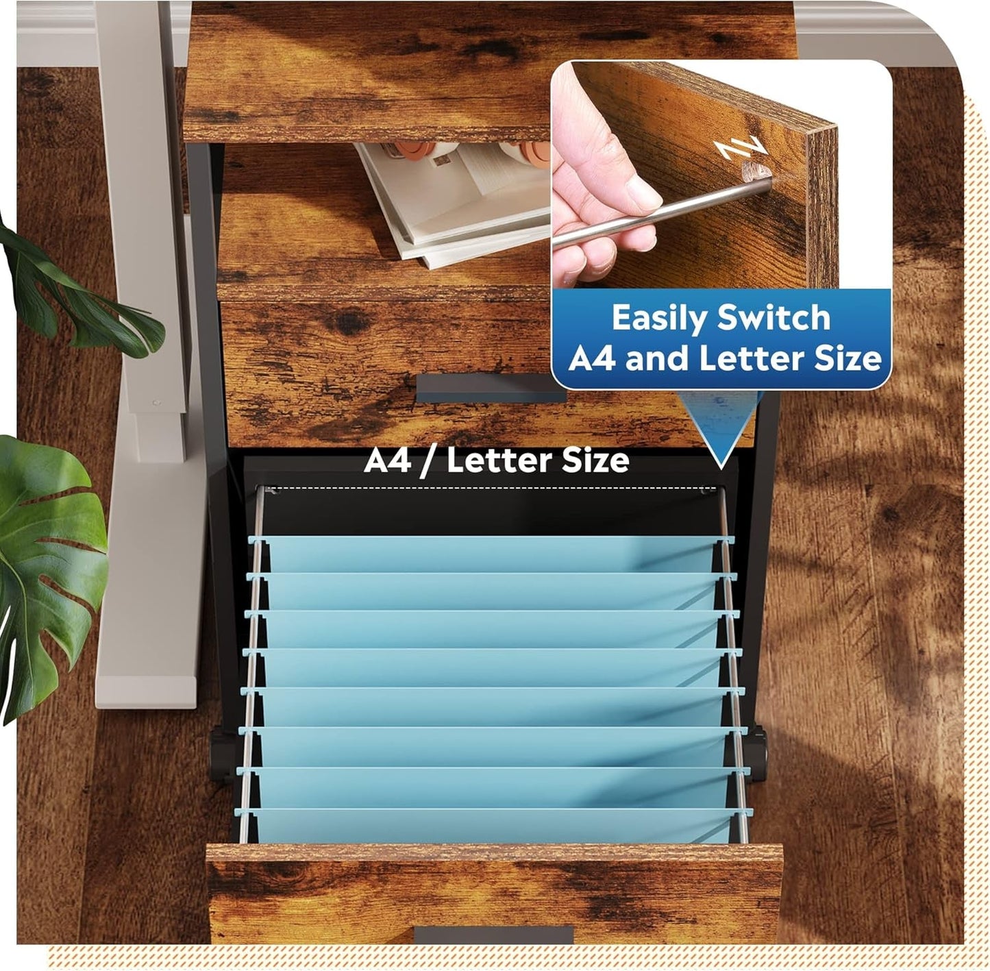 2 Drawer File Cabinet