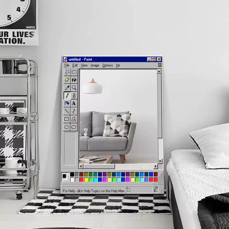 Microsoft Paint Style Mirror