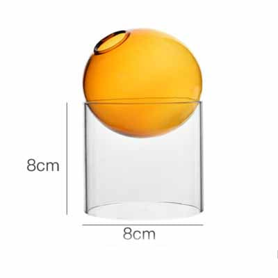 Nordic Colored Bubble Glass Vase