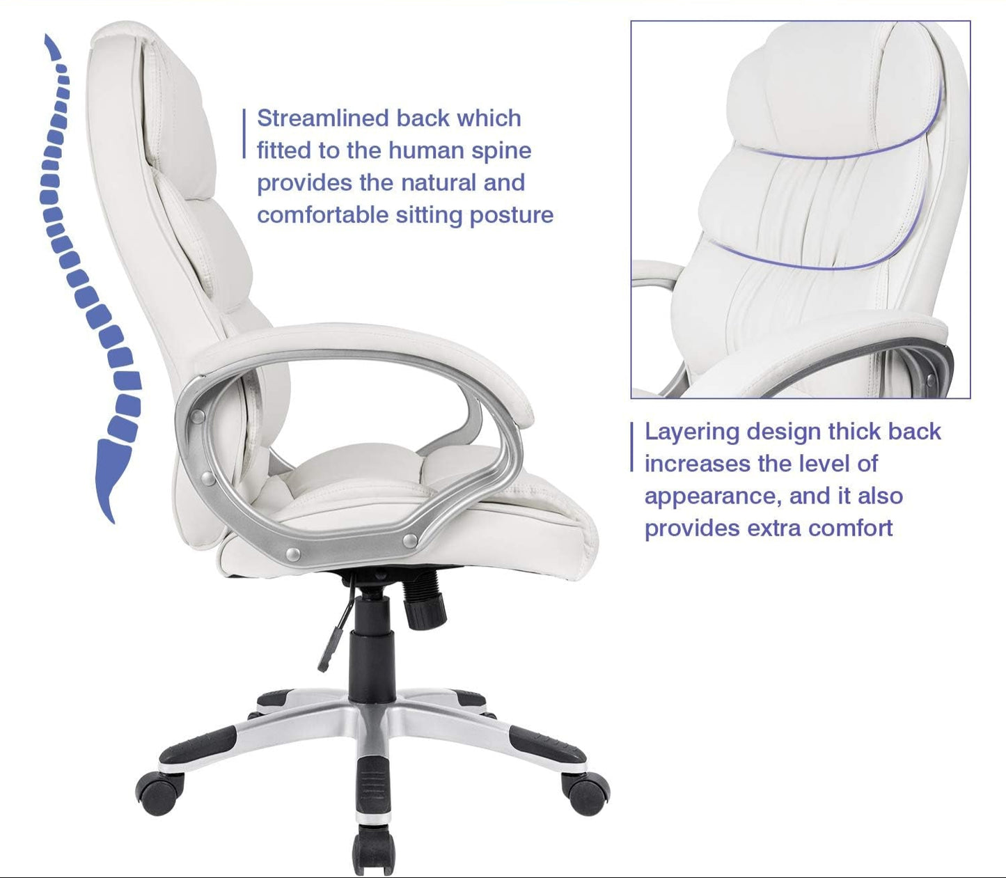 High Back Computer Desk Chair