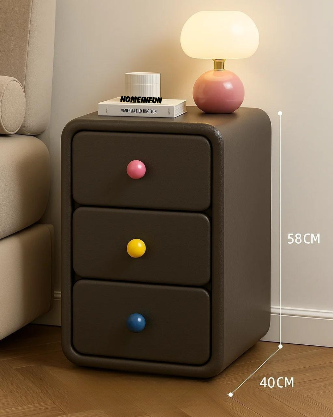Playful Bedside Cabinet