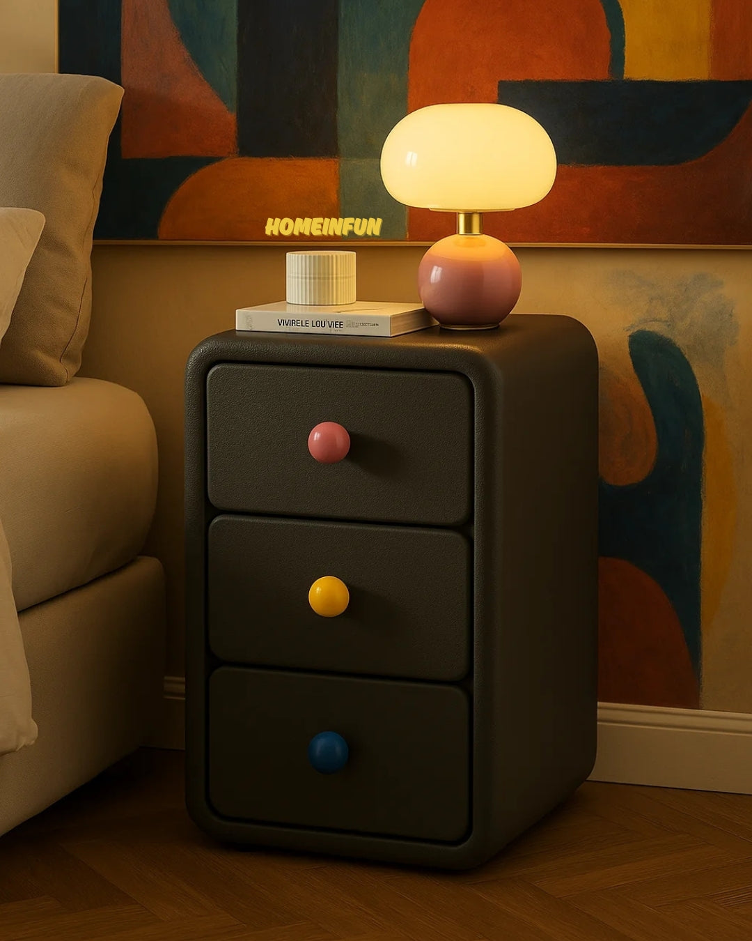 Playful Bedside Cabinet