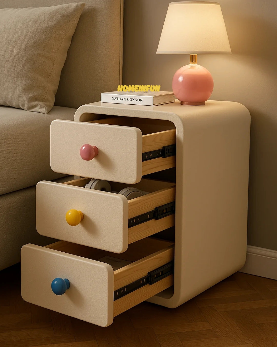 Playful Bedside Cabinet