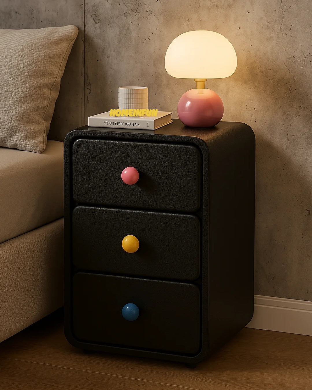 Playful Bedside Cabinet