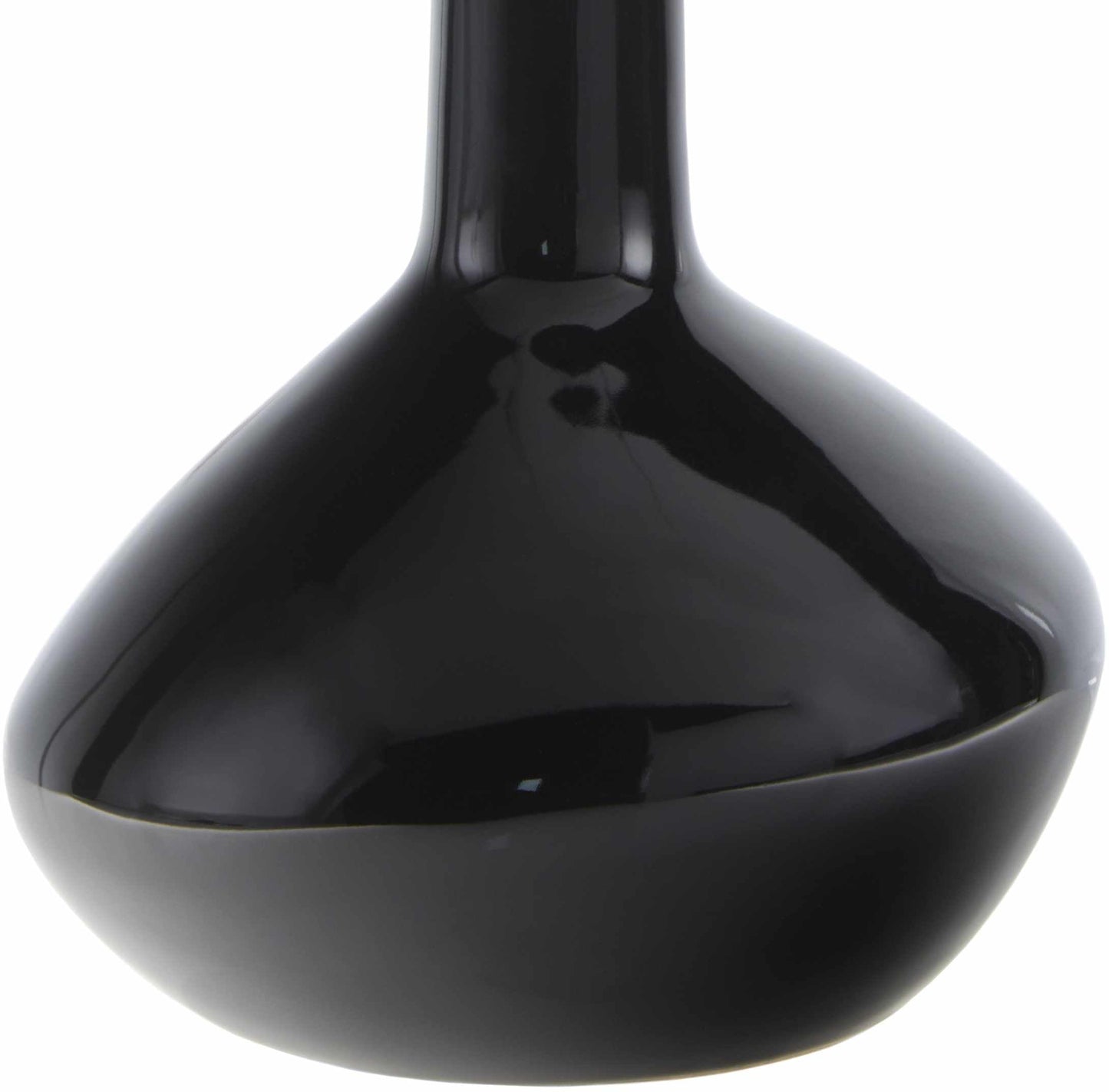 Neuenhagen Black Rattan Ceramic Table Lamp-1