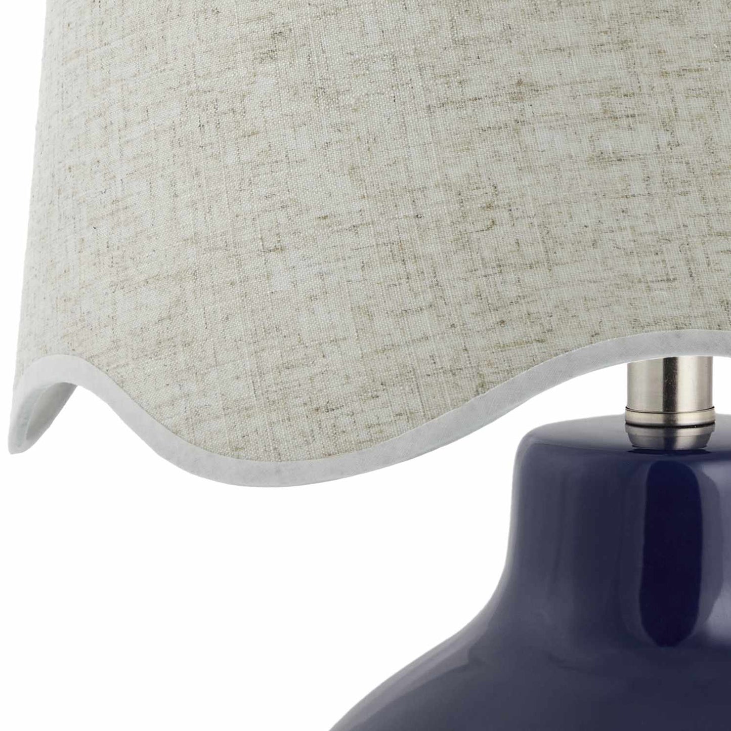 Pojezerje Navy & Wheat Table Lamp-2