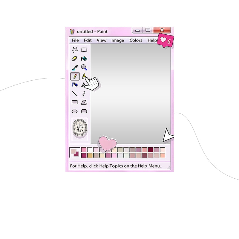 Microsoft Paint Style Mirror