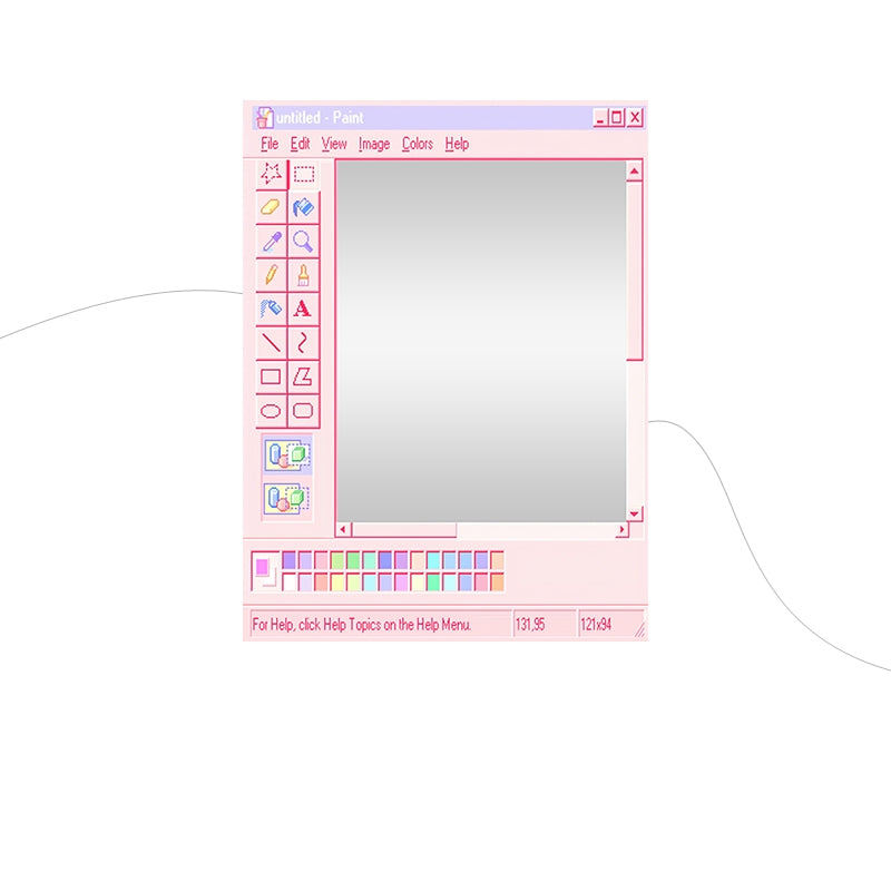 Microsoft Paint Style Mirror