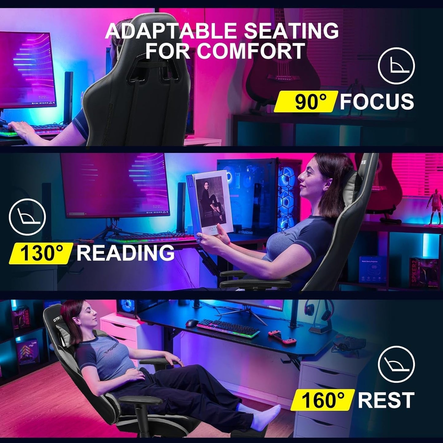 Ergonomic Computer Game Desk Chair