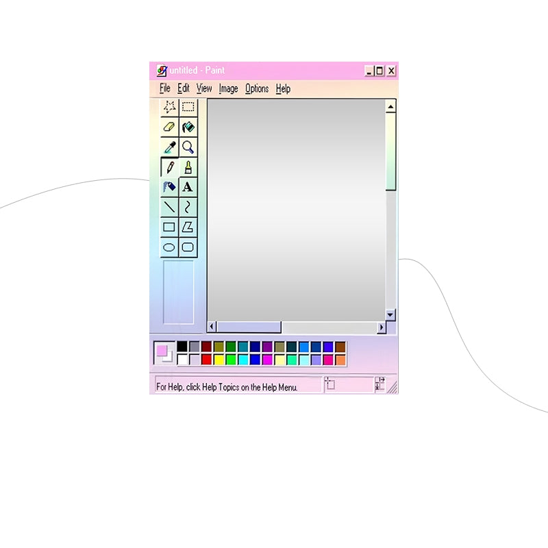 Microsoft Paint Style Mirror