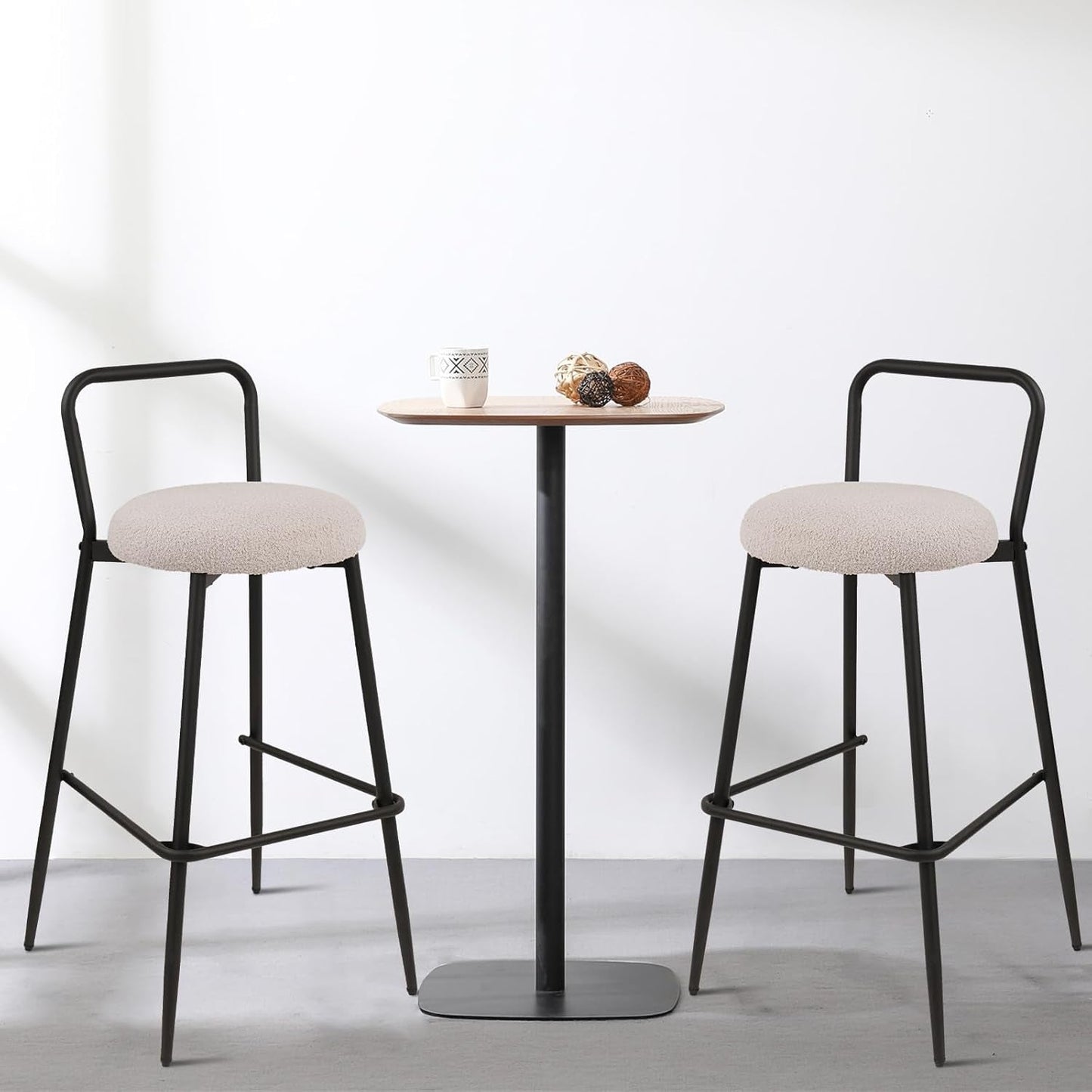 Stackable Bar Stool Set of Three for Kitchen