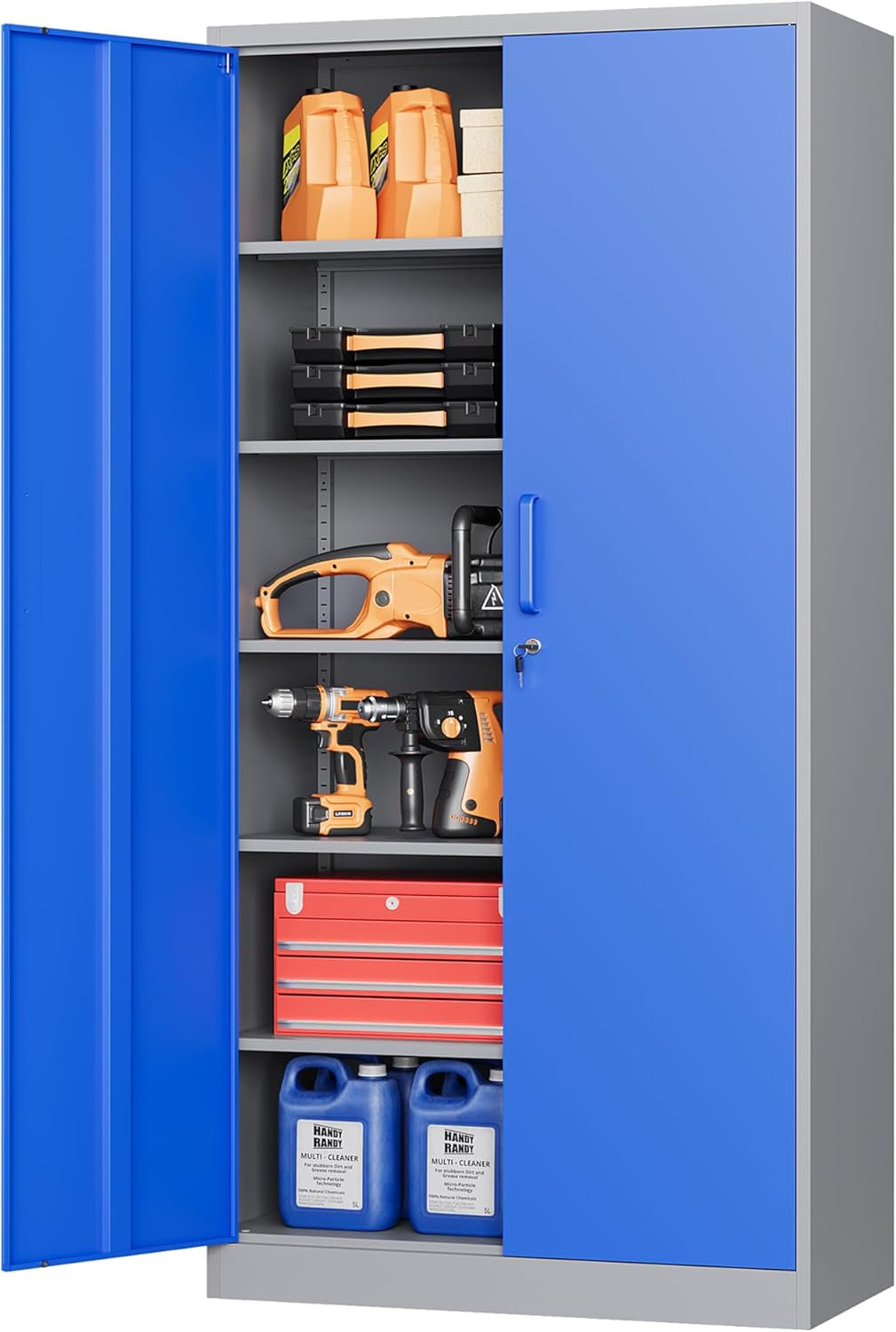 71" Steel Lockable File Cabinet