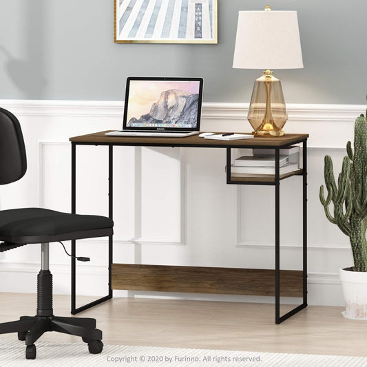 Moretti Lifestyle Study Desk, 35 Inches, Columbia Walnut