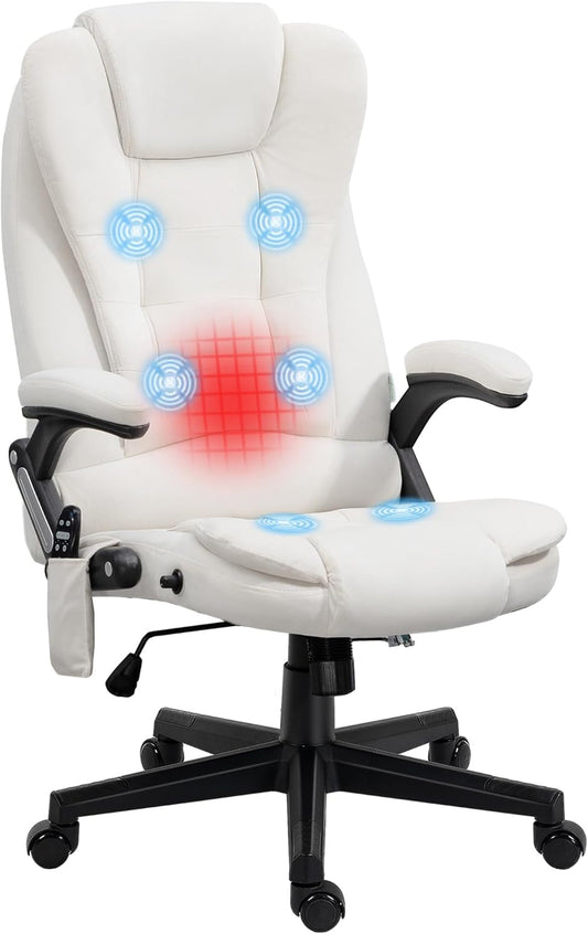 6 Point Vibrating Massage Office Chair with Heat