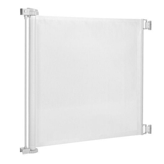 33 Inch Tall Retractable Mesh Safety Gate for Indoor and Outdoor Use-0