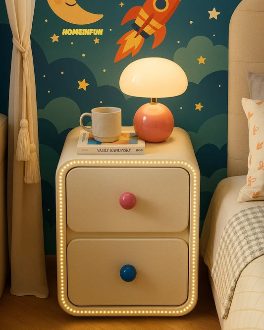 Playful Bedside Cabinet